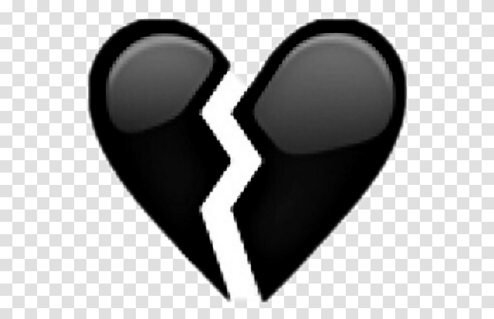 Library Of Sad Heart Jpg Stock Files Broken Heart Emoji, Symbol, Plectrum, Soccer Ball, People Transparent Png