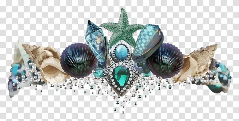 Library Of Sea Shell Crown Mermaid Crown, Accessories, Accessory, Jewelry, Turquoise Transparent Png