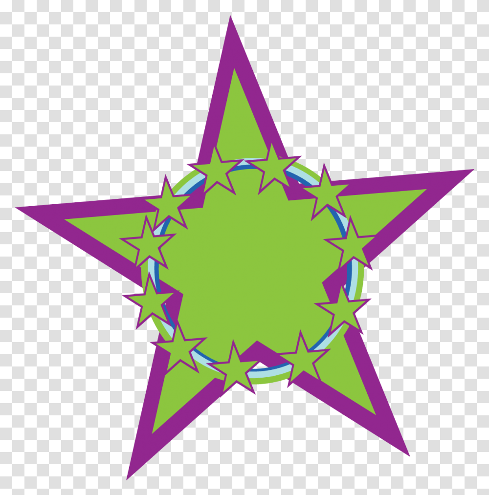 Library Of Six Point Ninja Star Download Files Purple And Green Stars, Star Symbol Transparent Png