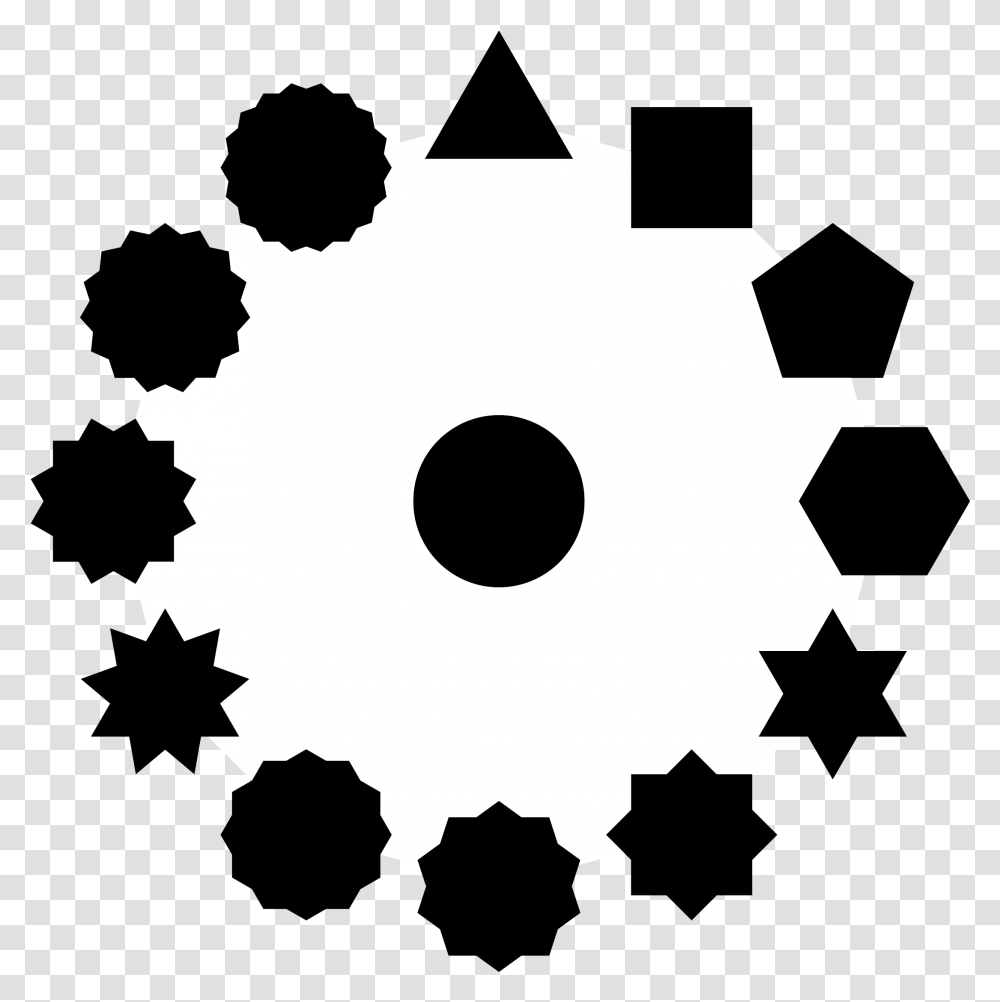 Library Of Star Circle Free Stock Black And White Files Black And White Gear, Machine Transparent Png
