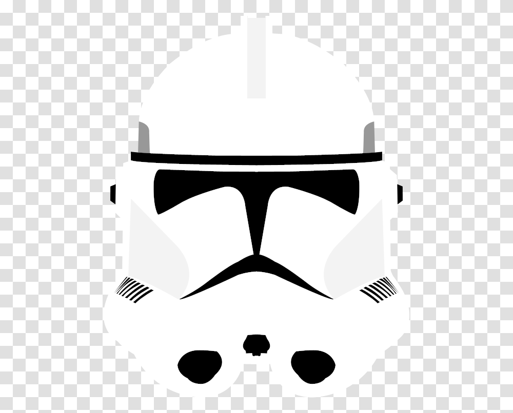 Library Of Star Wars Battlefront Banner Clone Trooper Helmet, Stencil, Clothing, Apparel, Symbol Transparent Png
