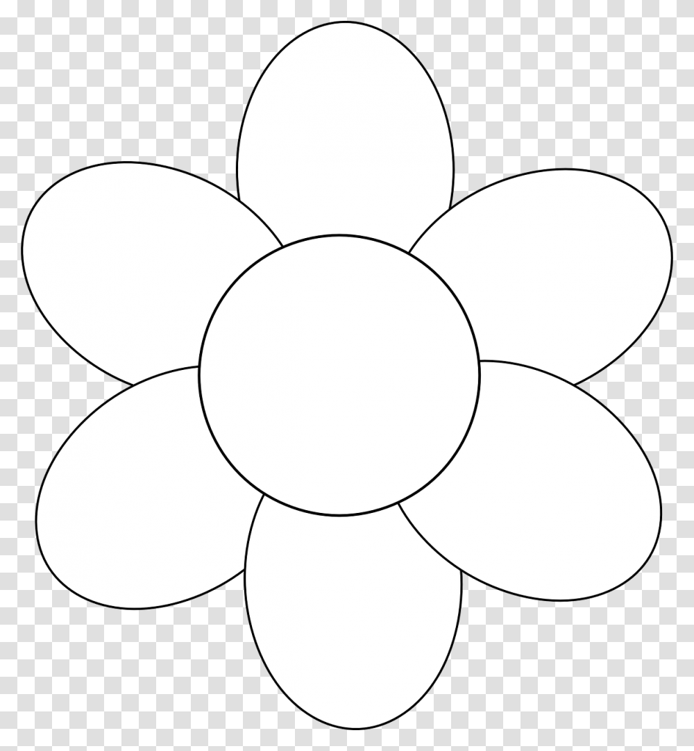 Library Of Tulip Tracer Outline Of Simple Flower, White, Texture, Pattern, Lamp Transparent Png