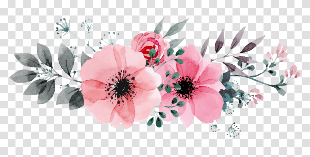 Library Of Watercolor Flower Picture Royalty Free Download Vector Flower, Plant, Floral Design, Pattern, Graphics Transparent Png