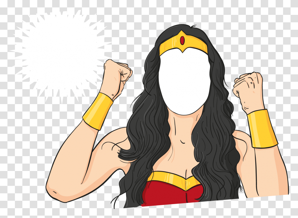Library Of Wonder Woman Crown Clip Art Stock Black And White Wonder Woman Crown, Face, Costume, Animal, Crowd Transparent Png