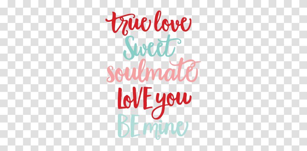 Library Of Word Svg Freeuse Stock Cute Files Valentine Words Clipart, Text, Alphabet, Handwriting, Calligraphy Transparent Png