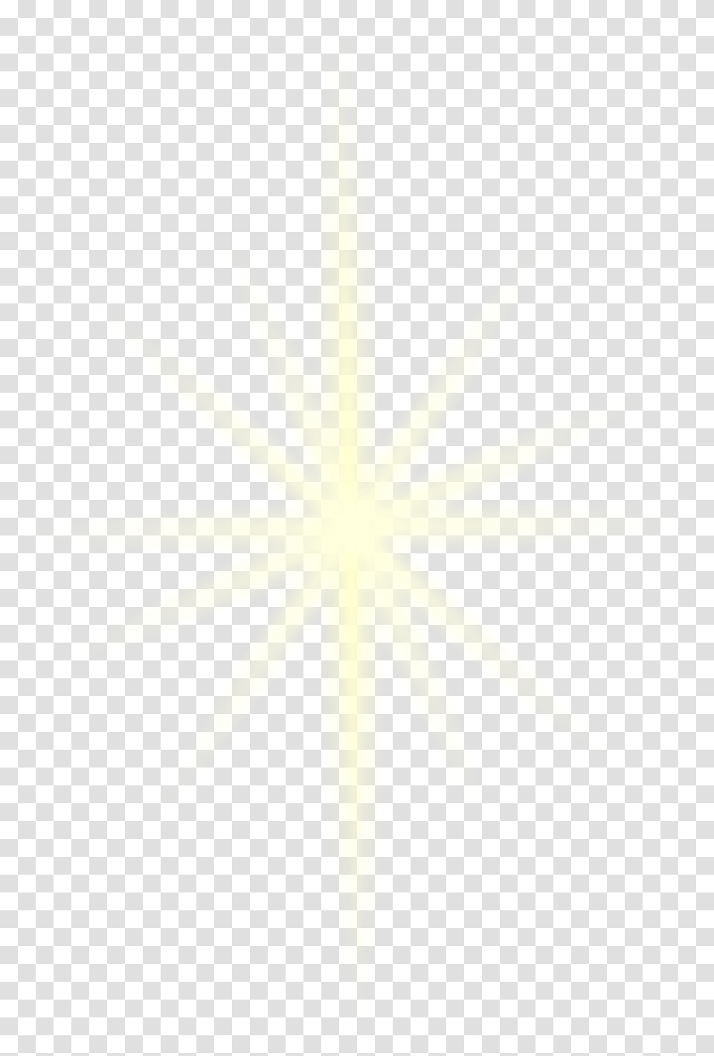 Library Of Yellow Light Effect Graphic Royalty Free Download Cross, Symbol, Leaf, Plant, Star Symbol Transparent Png
