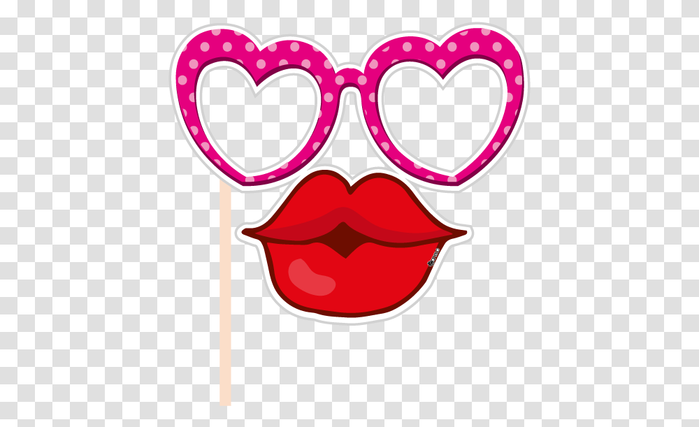 Library Party Photobooth Figure Heart, Glasses, Accessories, Accessory, Label Transparent Png