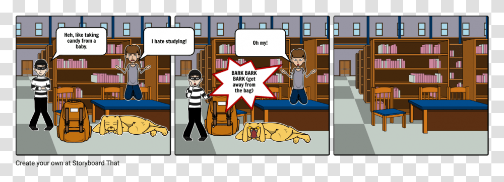 Library Scene In Storyboarding, Person, Book, Comics, People Transparent Png
