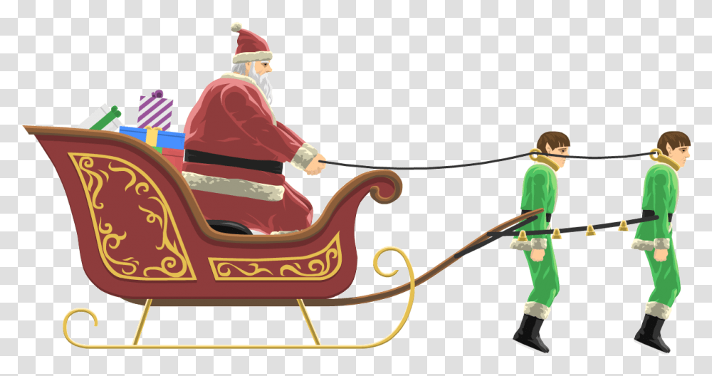 Library Stock Claus Happy Wheels Wiki Fandom Powered Flying Santa Sleigh Art, Person, Human, Transportation, Vehicle Transparent Png