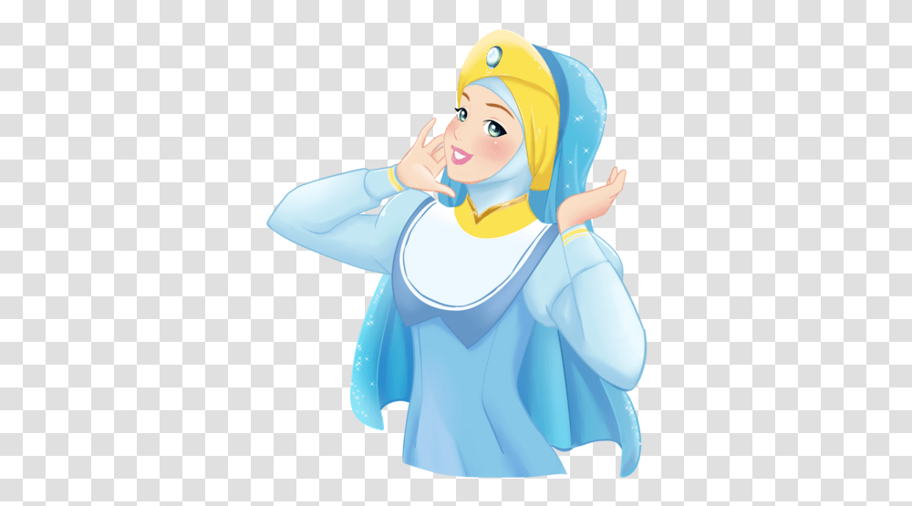 Library Stock Hijab Vector Kids Disney Princess In Hijab, Coat, Costume, Person Transparent Png