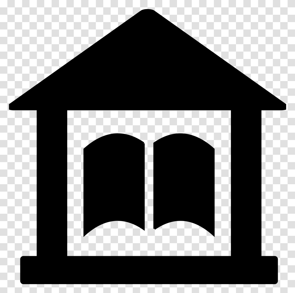 Library Symbol On Map, Gray, World Of Warcraft Transparent Png