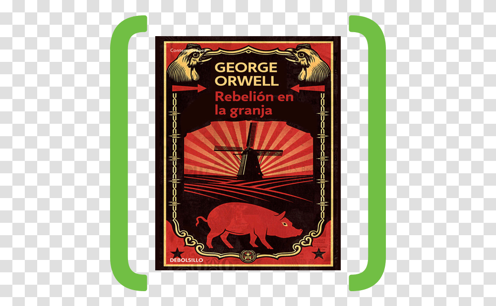 Libro Rebelion En La Granja George Orwell Pdf, Label, Beverage, Leisure Activities Transparent Png
