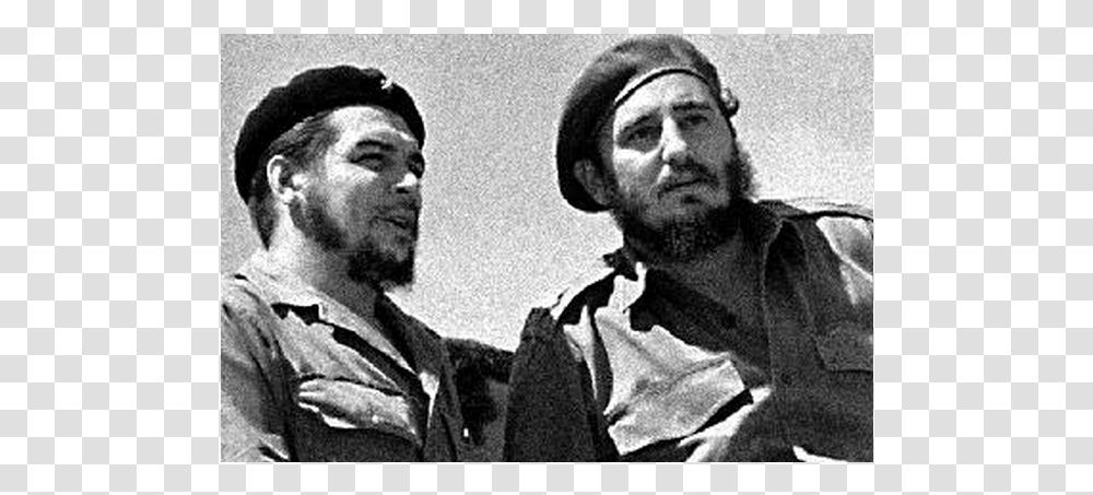 Libro Sobre Che Guevara Reafirma Que Fidel Castro No Che Guevara Y Fidel, Face, Person, Beard Transparent Png