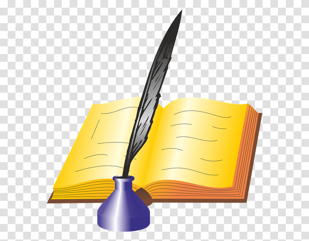 Libro Y Pluma, Lamp, Ink Bottle, Weapon Transparent Png