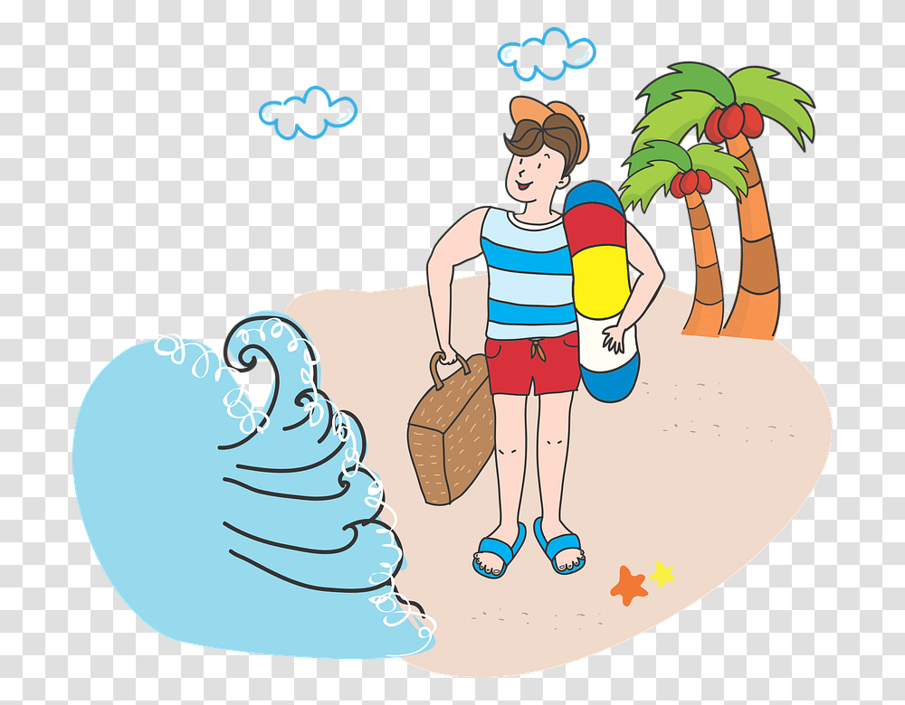 Liburan, Person, People, Drawing Transparent Png