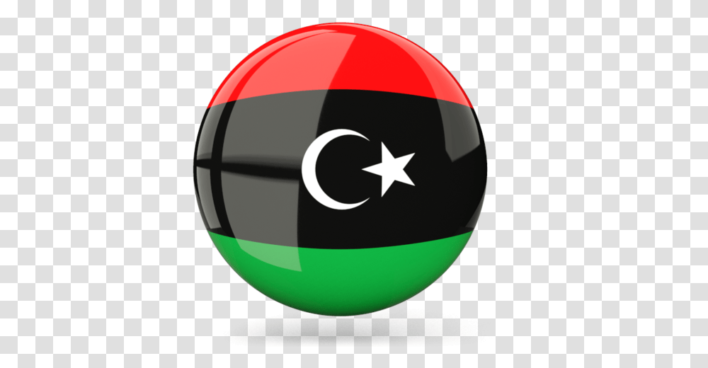 Libya Flag Icon, Sphere, Helmet, Apparel Transparent Png