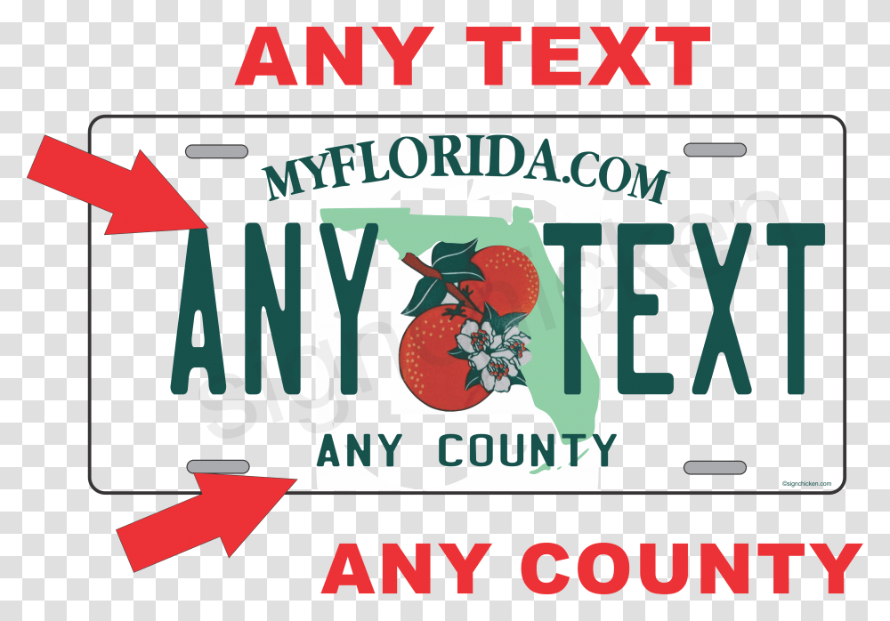 License Plate Florida State License Plate, Poster, Advertisement, Flyer, Paper Transparent Png