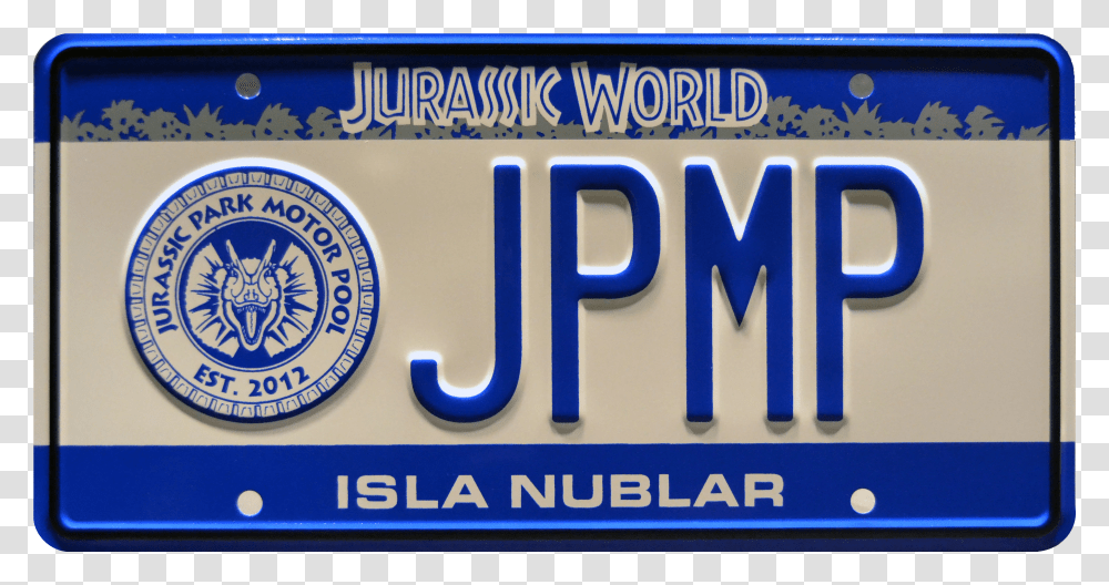 License Plate Jurassic Park Transparent Png