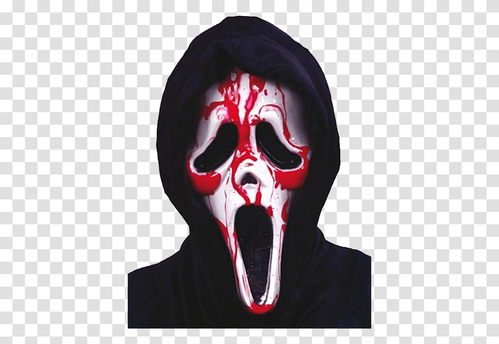 Licensed Bleeding Scream Mask Bleeding Scream Mask, Person, Human, Sunglasses, Accessories Transparent Png