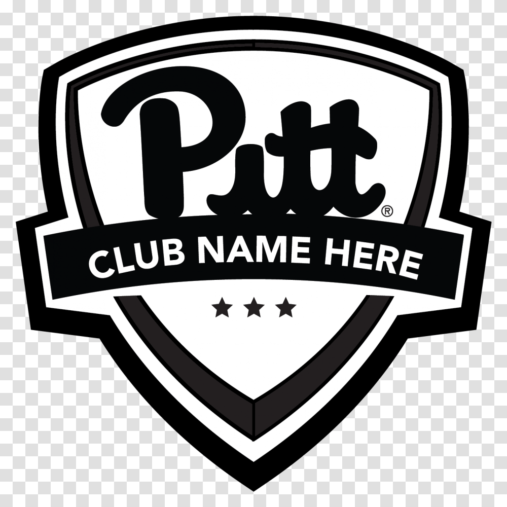 Licensing And Merchandising Club Sports Logo Download Pitt Logo Black And White, Label, Text, Symbol, Trademark Transparent Png