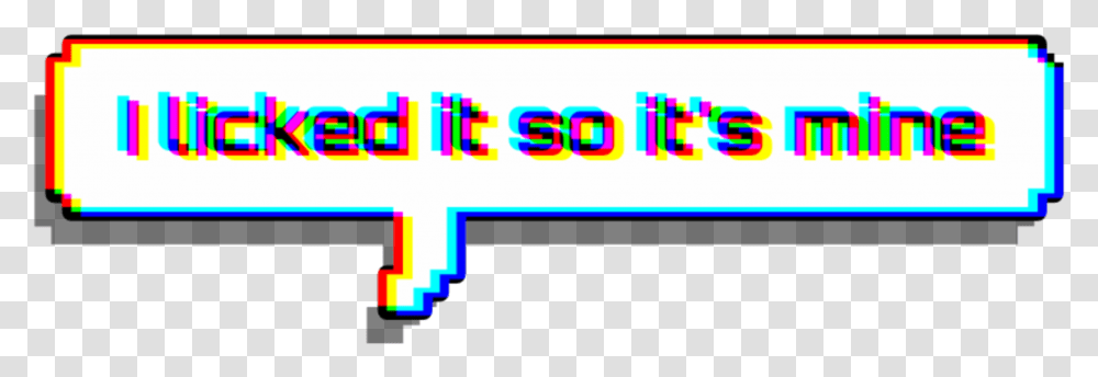 Licked Mine Callout Bubble Text, Pac Man Transparent Png