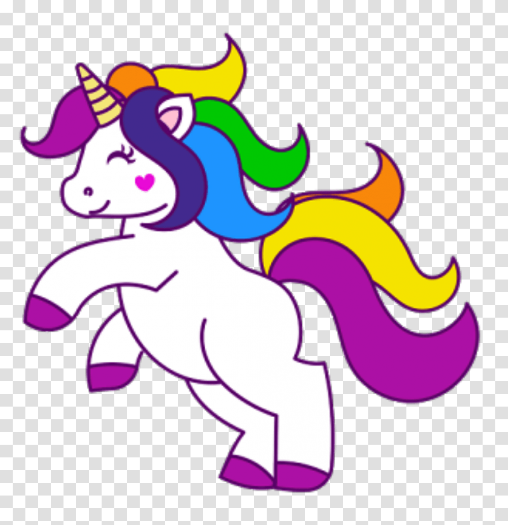 Licorne Unicorn Unicorns, Purple, Pattern Transparent Png