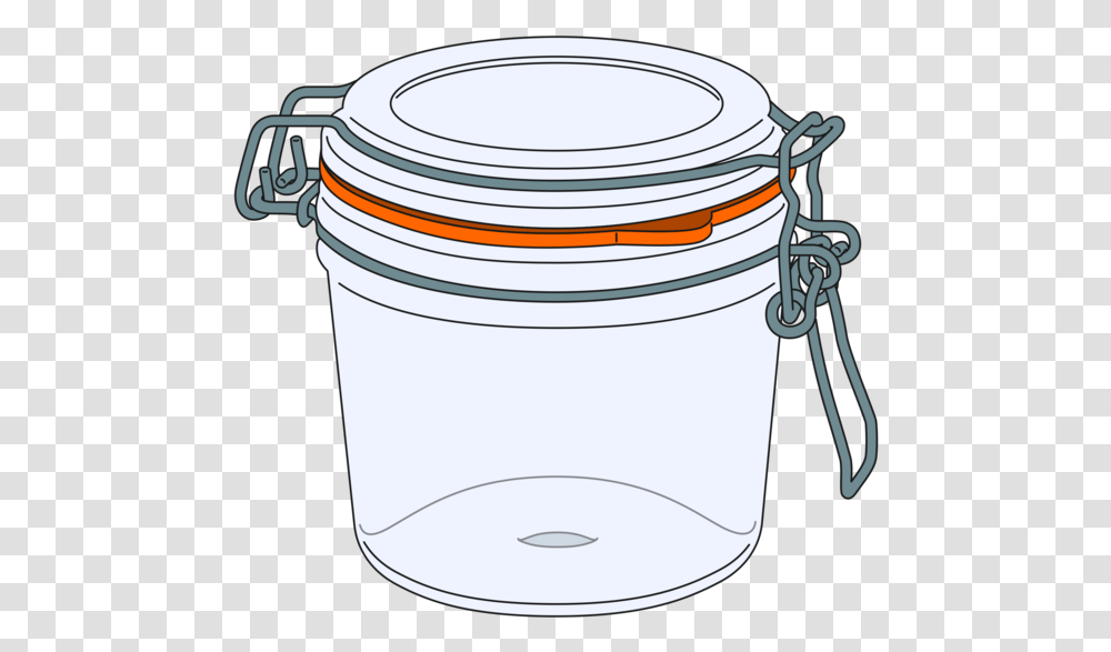 Lidglassmason Jar Tekening Weckpot, Mixer, Appliance, Bucket Transparent Png