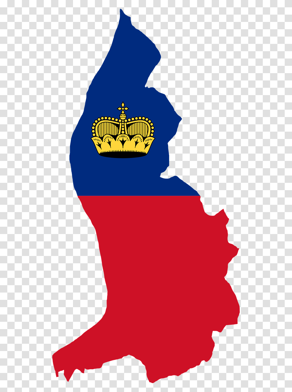 Liechtenstein Map With Flag, Person, Hat, Cap Transparent Png