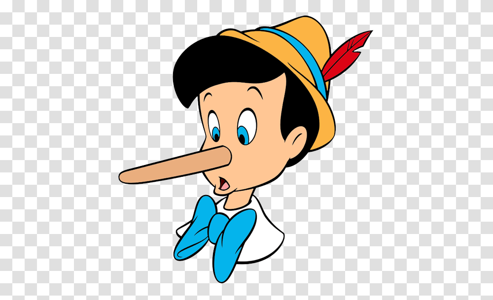 Lies Clipart Pinocchio Nose, Apparel, Drawing, Hat Transparent Png