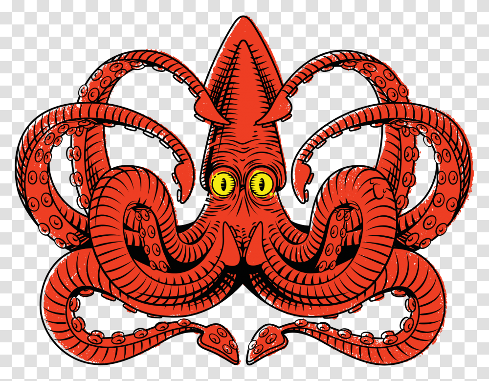 Life Advice For 2019 From A Kraken Have At It Clip Art, Dragon, Pattern Transparent Png