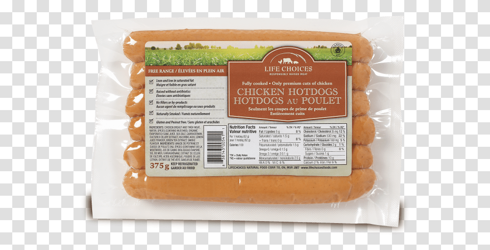 Life Choices Chicken Hot Dogs, Plant, Food, Bread, Menu Transparent Png