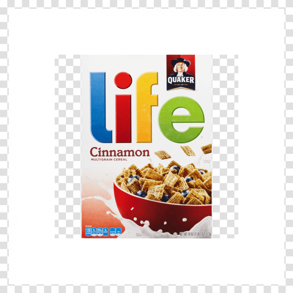 Life Cinnamon Cereal, Food, Snack, Popcorn, Breakfast Transparent Png
