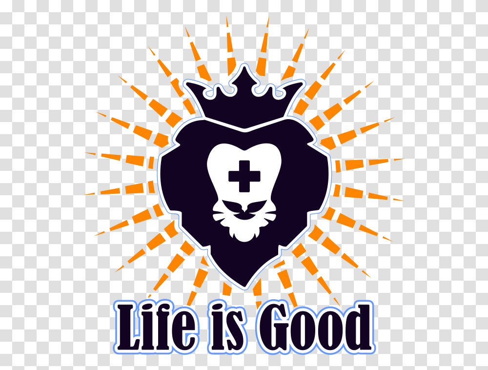 Life Is Good Logo Lion Cinema App, Poster, Advertisement, Trademark Transparent Png