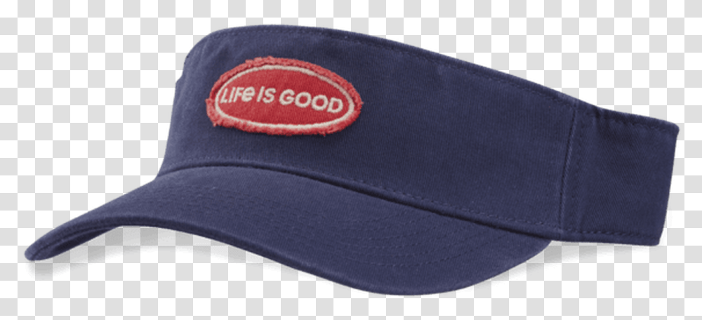 Life Is Good Oval Visor Darkest Blue Baseball Cap, Apparel, Hat, Swimwear Transparent Png
