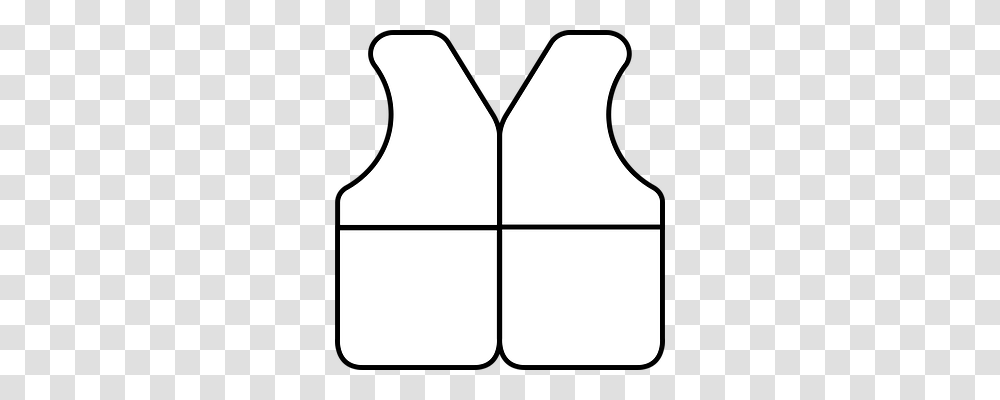 Life Jacket Clothing, Apparel, Plot, Silhouette Transparent Png