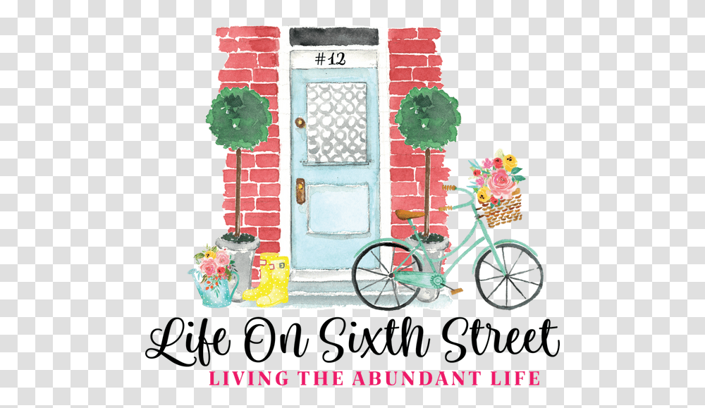 Life On Sixth Street New Home Invitation, Wheel, Machine, Bicycle, Vehicle Transparent Png