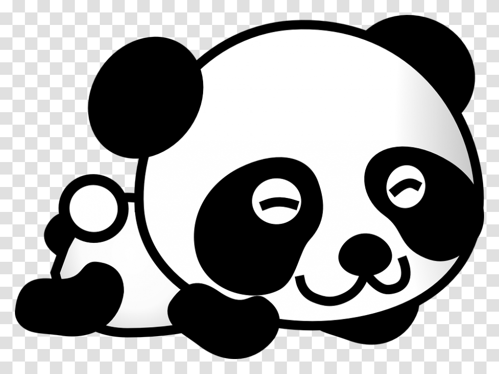 Life Patterns Panda Clip Art, Stencil, Face Transparent Png