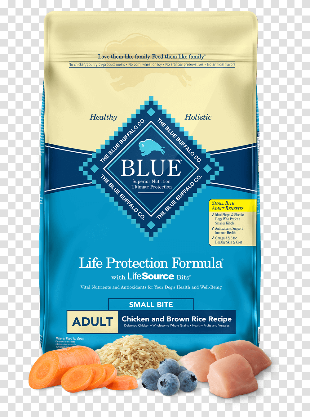 Life Protection Formula Adult Small Bite Chicken Amp Blue Buffalo A Good Dog Food, Poster, Advertisement, Flyer, Paper Transparent Png