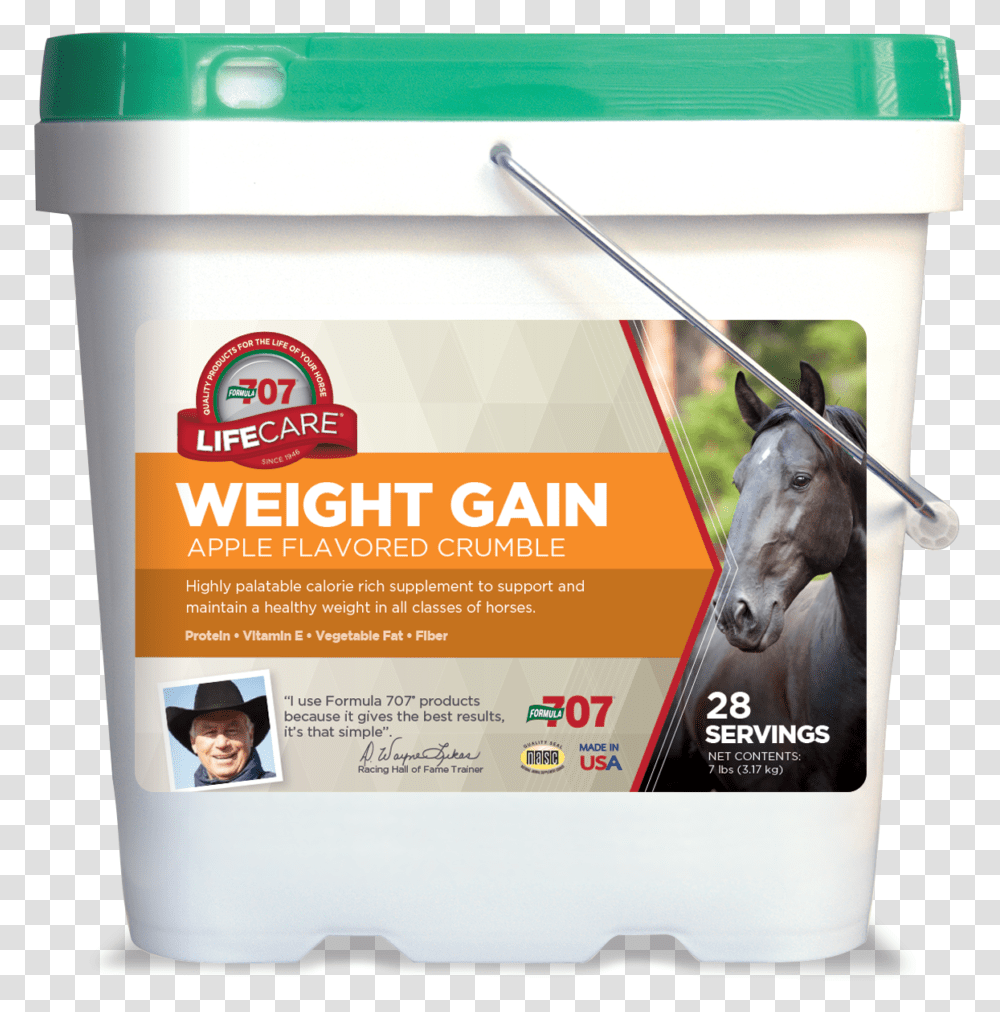 Lifecare Weight Gain 7lb Fat Supplement For Horses, Person, Human, Yogurt, Dessert Transparent Png