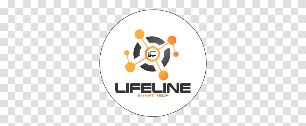Lifeline Smart Tech Circle, Logo, Symbol, Trademark, Text Transparent Png