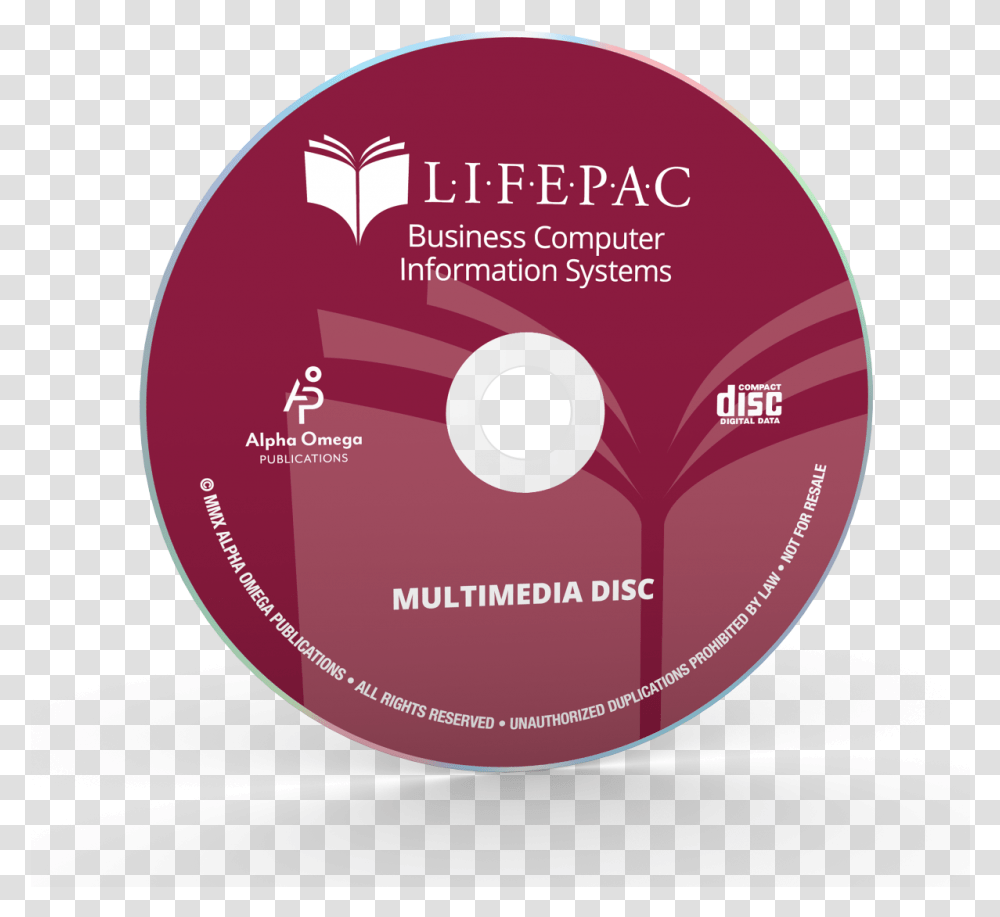 Lifepac Business Computer Information Systems Multimedia Cd, Disk, Dvd Transparent Png
