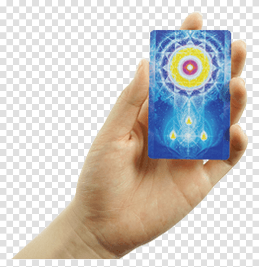 Lifeparticle Energy Meditation Card Smartphone, Person, Human, Electronics, Ipod Transparent Png