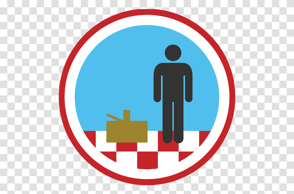 Lifescouts Badge We Had Picnics In College People Counting Have A Picnic Here, Symbol, Sign, Logo, Trademark Transparent Png