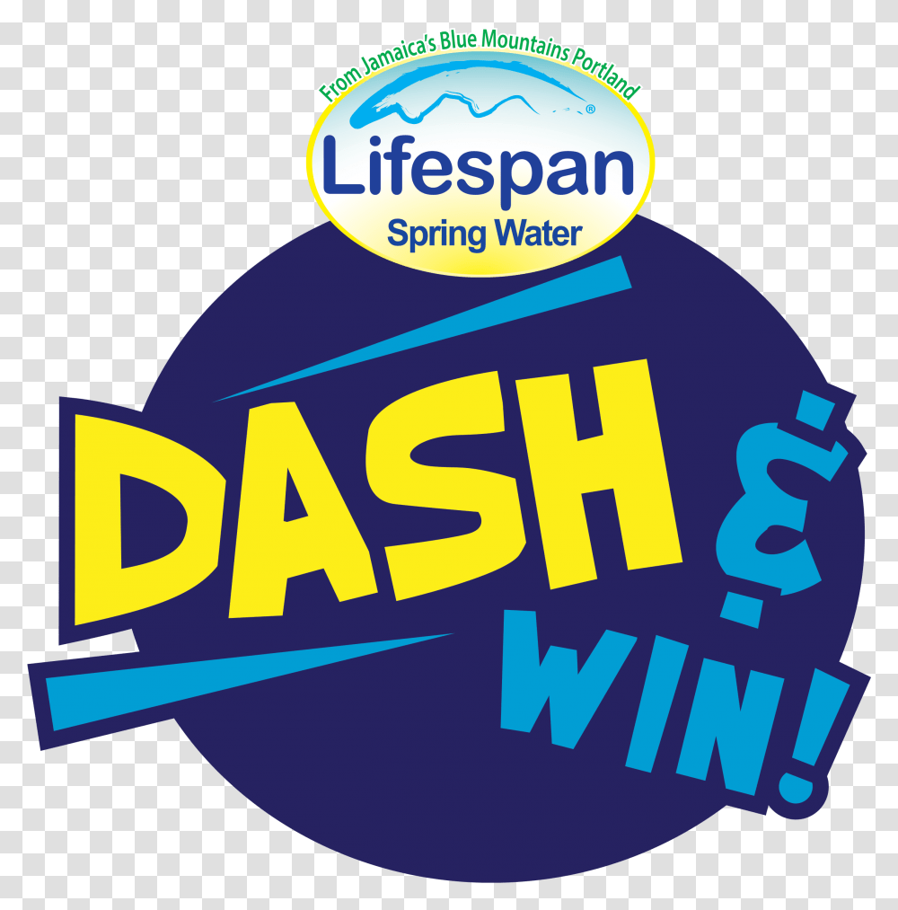 Lifespan Spring Water Dash And Win Lifespan Water, Word, Text, Clothing, Logo Transparent Png
