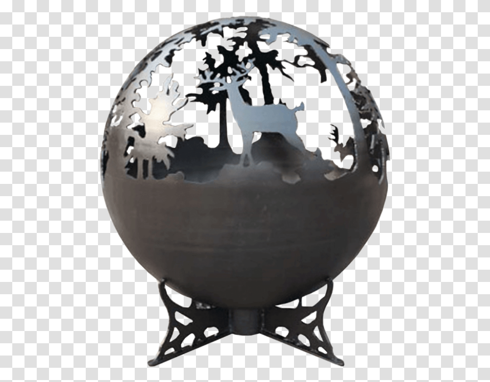 Lifestyle Garden Furniture Deer Globe Firepit Fire Pit, Outer Space, Astronomy, Universe, Planet Transparent Png