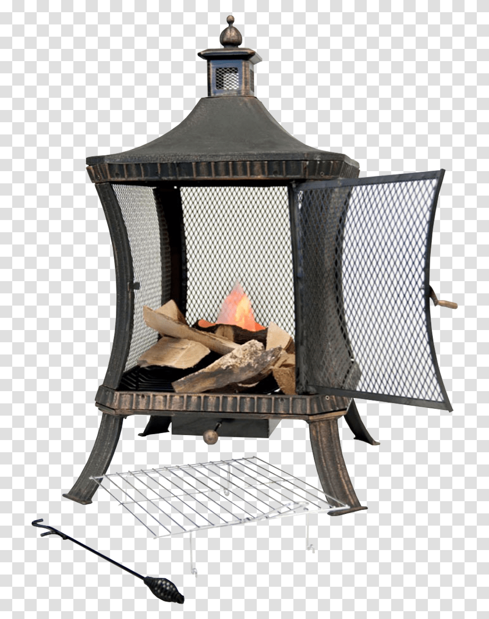Lifestyle Hestia Square Fire Pit Firepit, Lamp, Furniture, Fireplace, Indoors Transparent Png