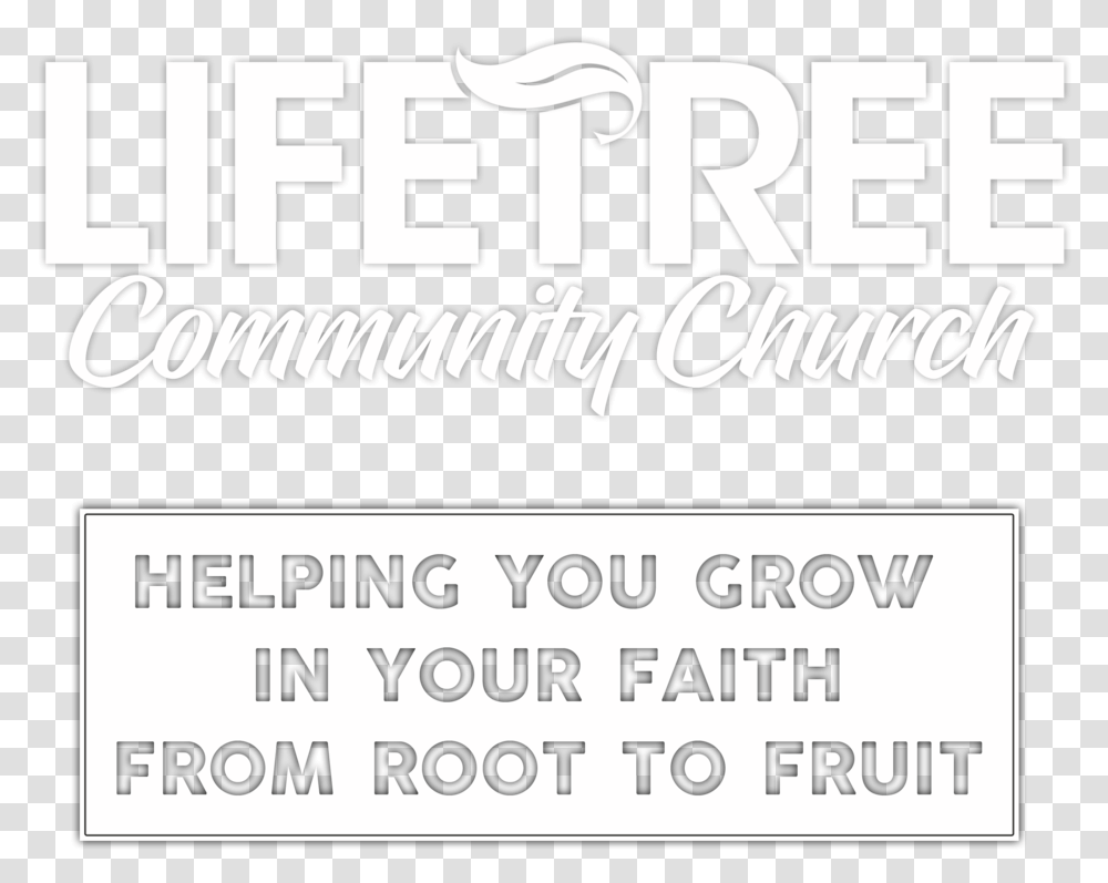 Lifetree Cc Logo With Subtext 3 Poster, Label, Word, Alphabet, Meal Transparent Png