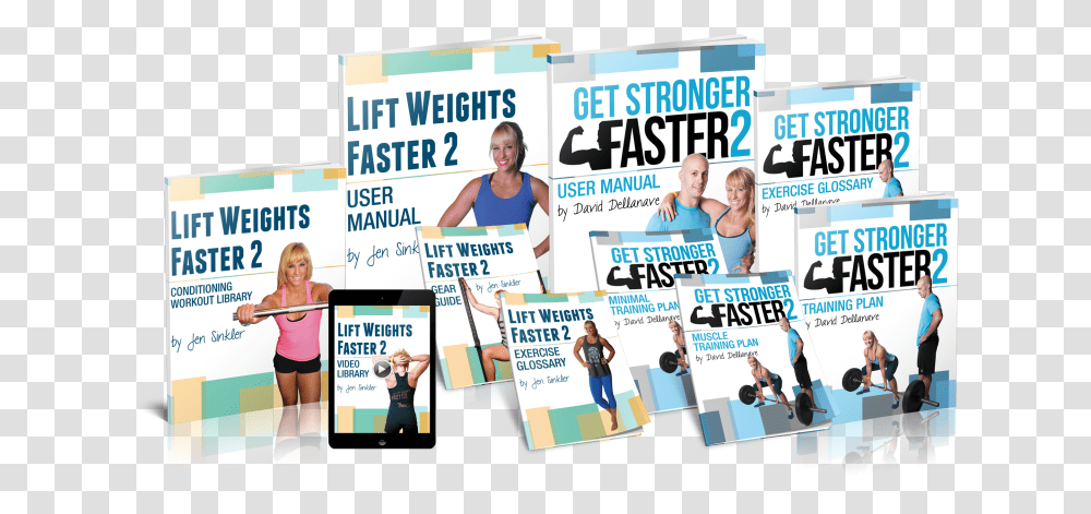 Lift Weights Faster Deluxe Bundle Banner, Advertisement, Poster, Flyer, Paper Transparent Png