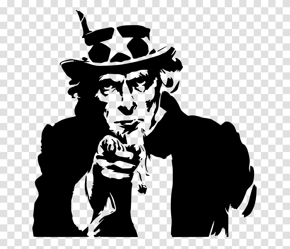 Liftarn Uncle Sam Pointing, Person, Gray, World Of Warcraft Transparent Png
