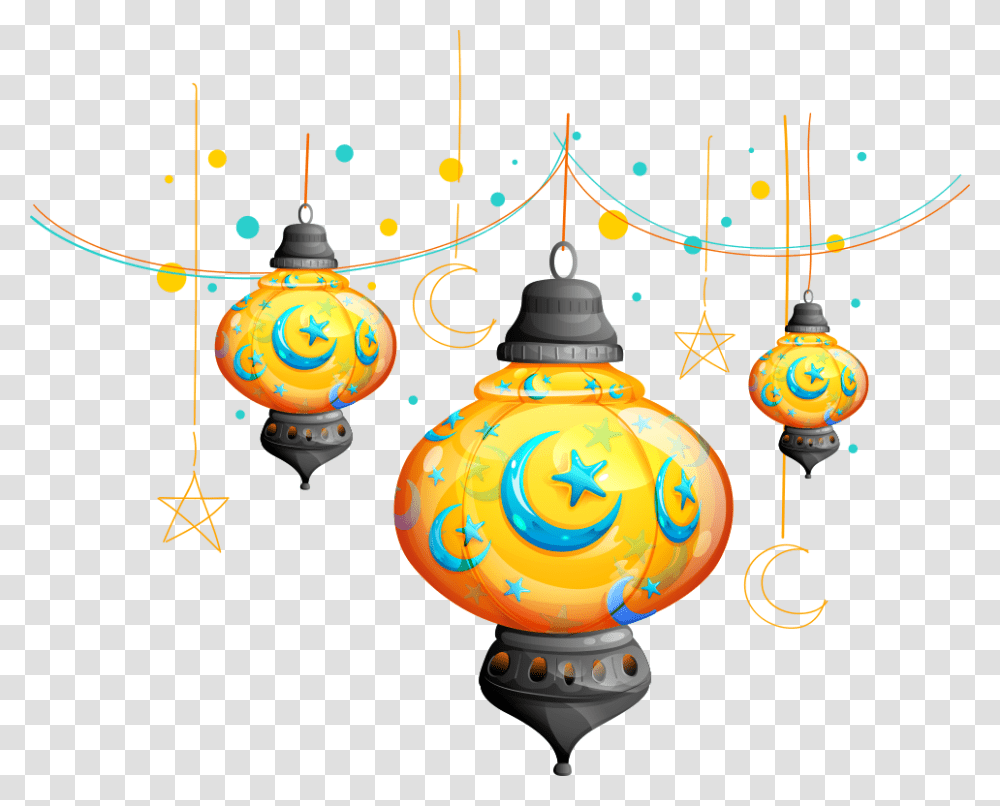 Light Al Fitr Eid Free Frame Clipart Eid Mubarak Background, Ornament, Lighting, Pattern Transparent Png